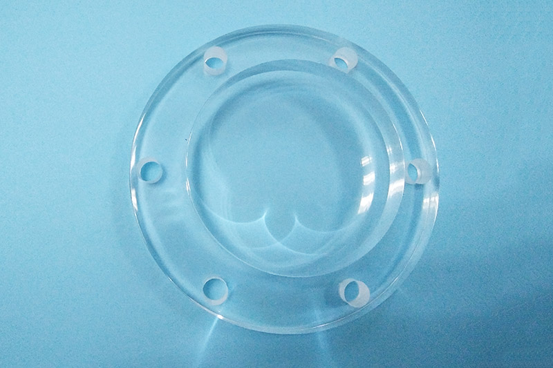 有机台阶开孔视窗玻璃